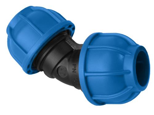 Alusic bocht 45gr. ø40mm