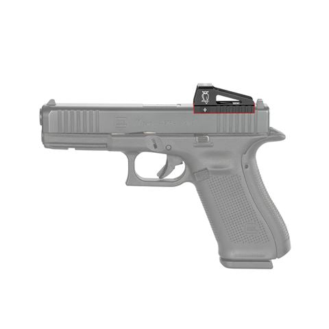 Noblex e-optics noblex green dot nv 1x23 os til glock mos (4.0 moa)