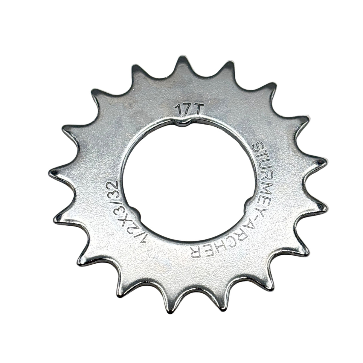 Sturmey-archer europa n.v. tandhjul Sturmey Archer 17t - 3 32 flad - forkromet