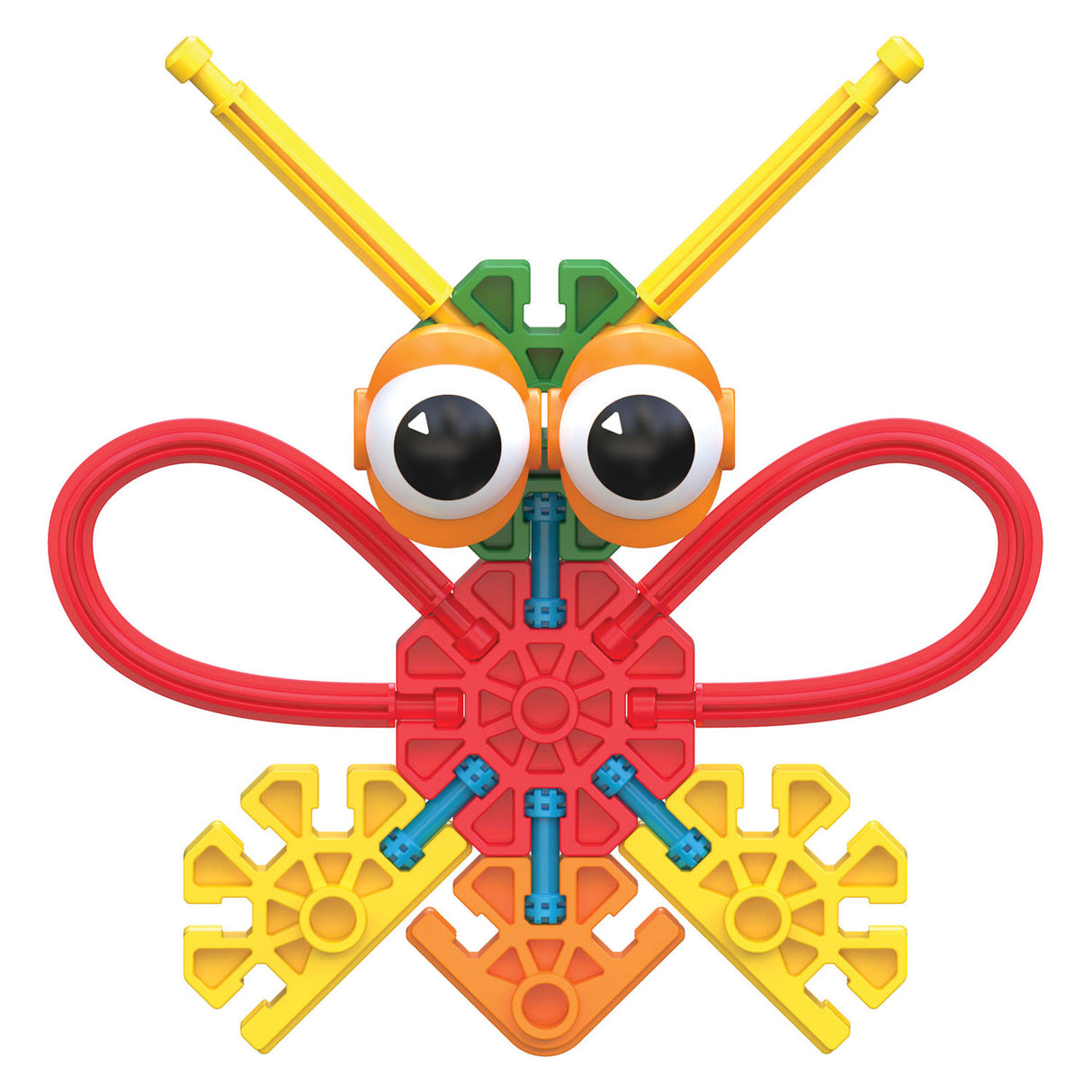 K'nex børnegruppesæt i opbevaringsæske, 131 stk.