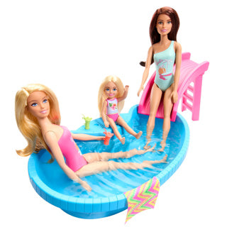 Barbie pool med dukke