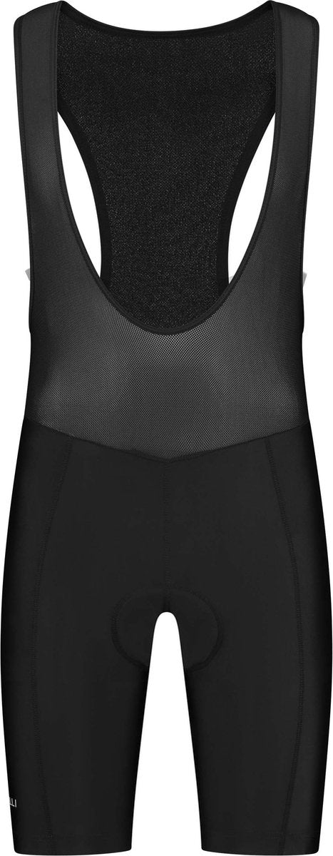 Rogelli econ korte fietsbroek kids - bretels - zwart - 152