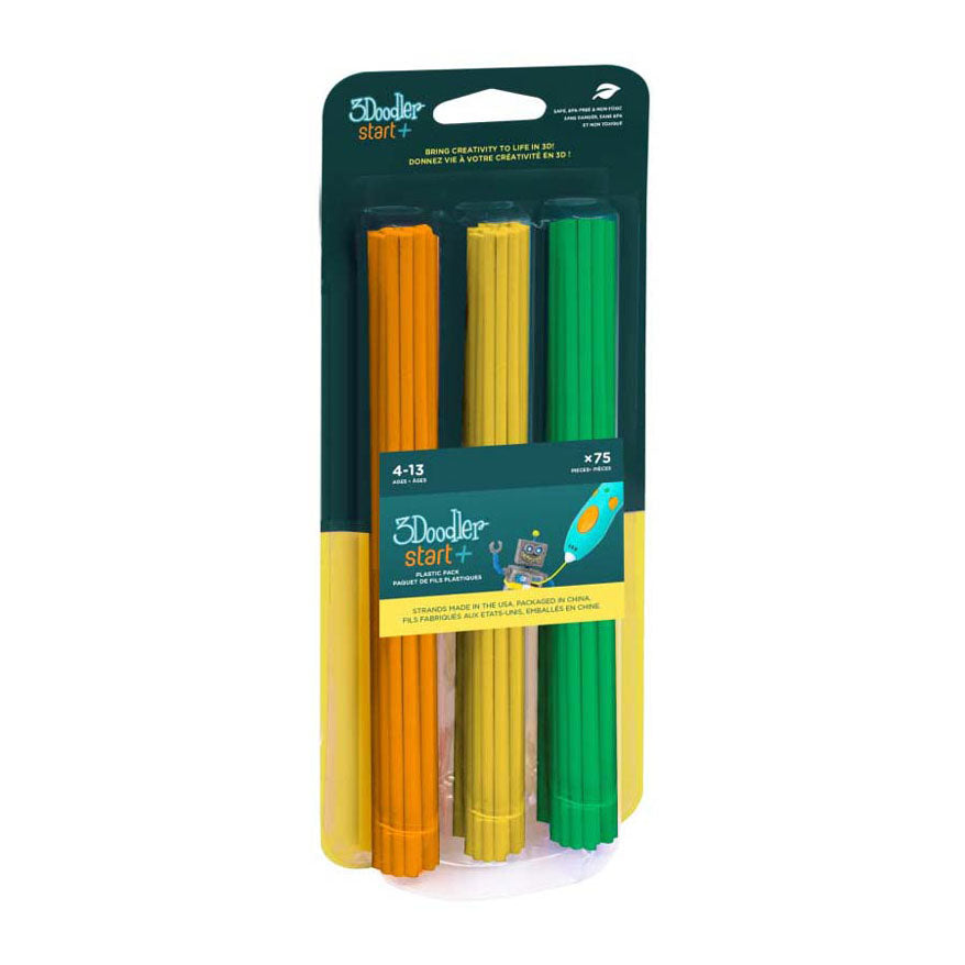 Spectron 3dooler refill pack start+ - orange gul grøn