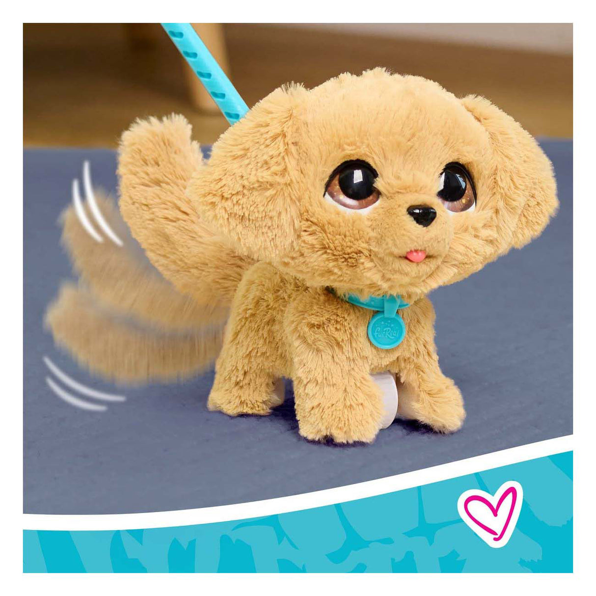 Bare spil furreal wagalots golden retriever - interaktiv hvalp