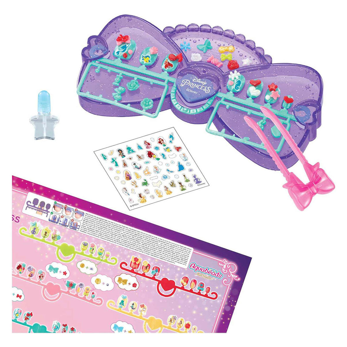 Aquabeads neglesalon disney prinsesse