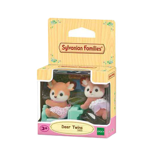 Sylvanian families 5800 tvillingehjort - 2 fløjlsbløde legefigurer