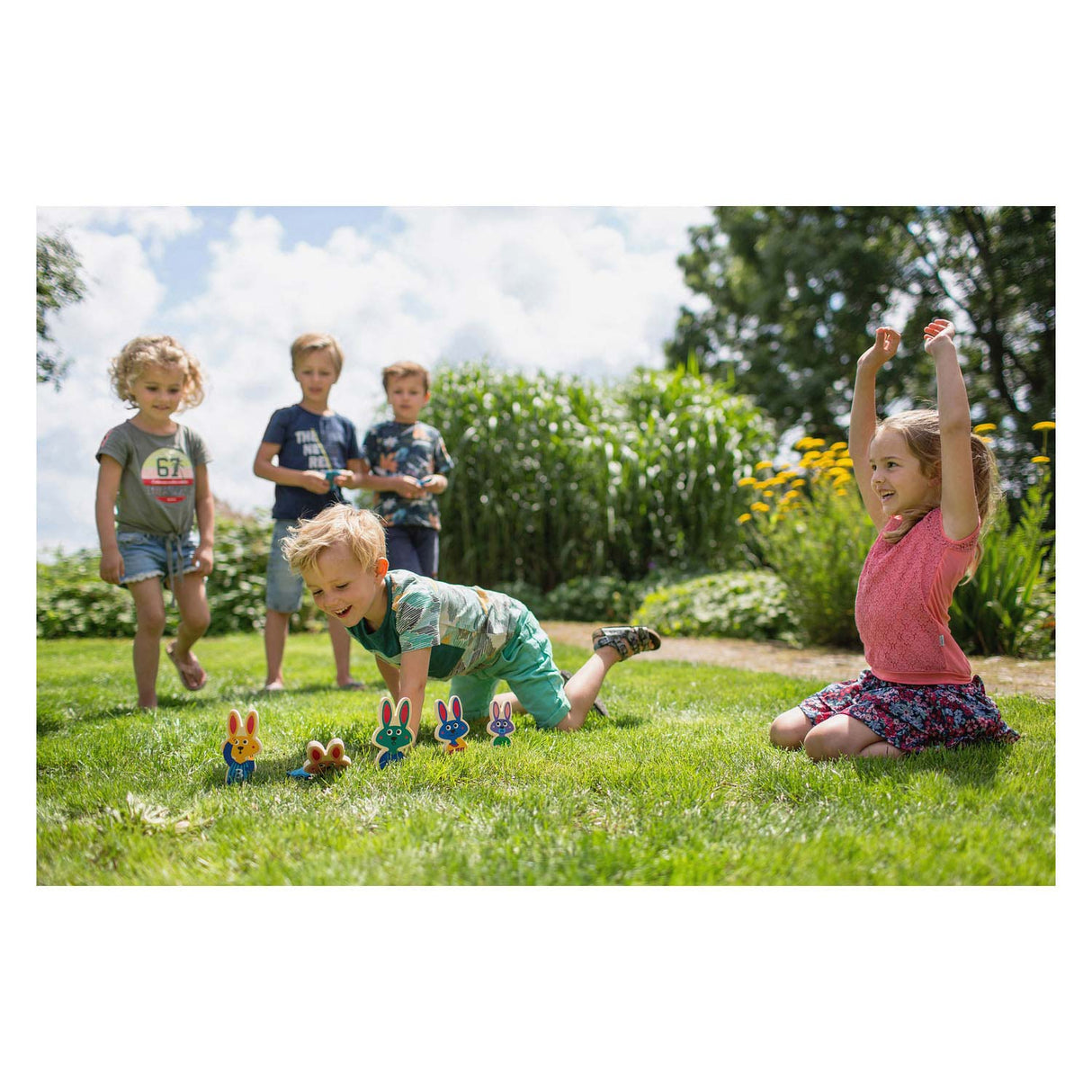 BS Toys Balwerpen Bunnies Hout - kaste spil