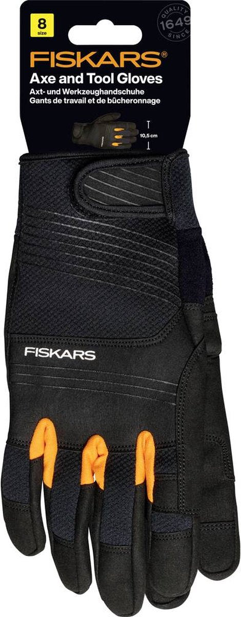 Fiskars økse- og værktøjshandske størrelse 8 - 1071129