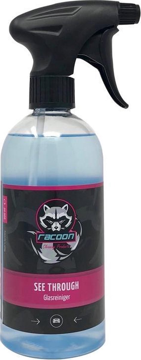 Racoon gennemsigtig glasrens - 500ml