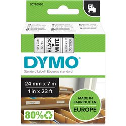 Etikettape 53713 dymo 24mmx7m sort