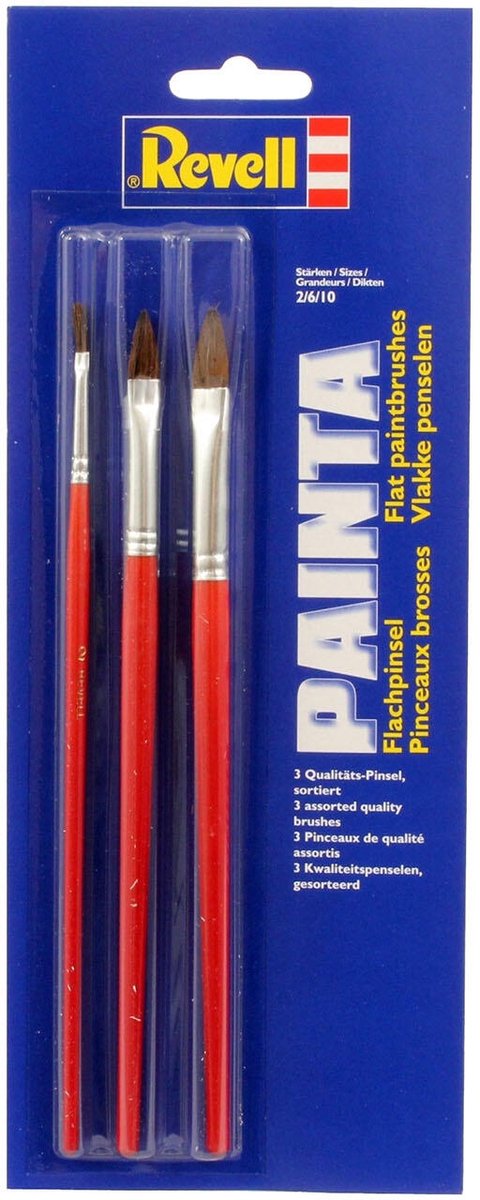 Revell hobbybørste - 29610 painta fladbørstesæt børste