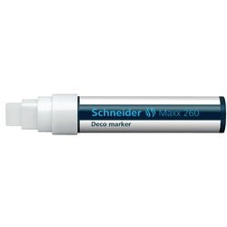 Schneider skriveredskaber schneider kridtmarkør - maxx 260 - hvid - kridtmarkør - s-126049