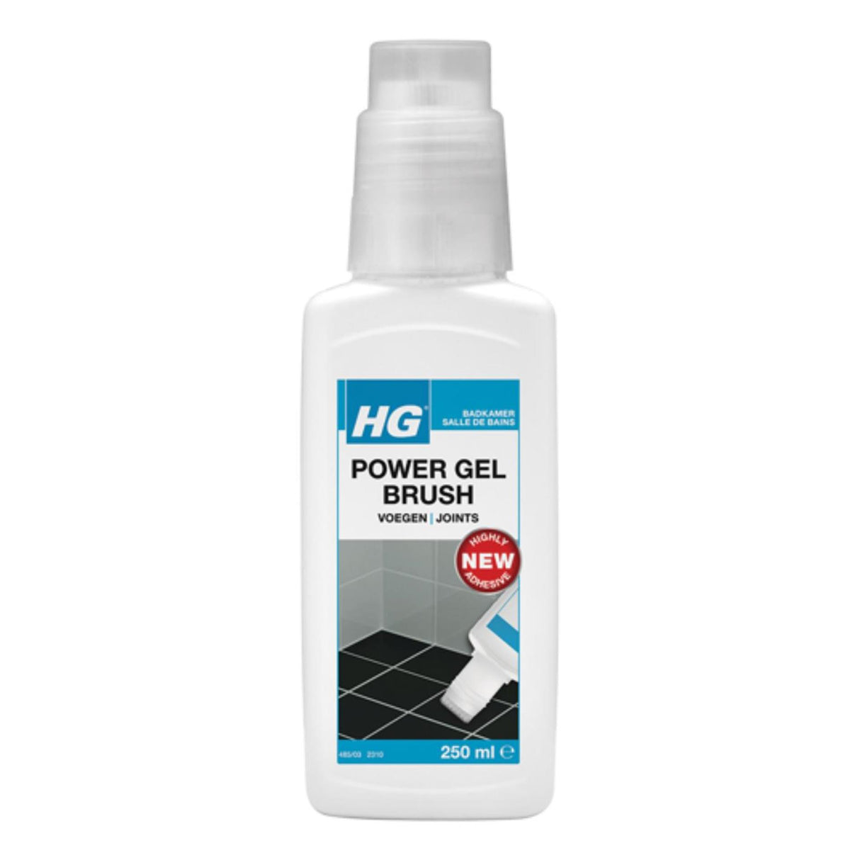 Hg power gel børste tilsæt 250ml