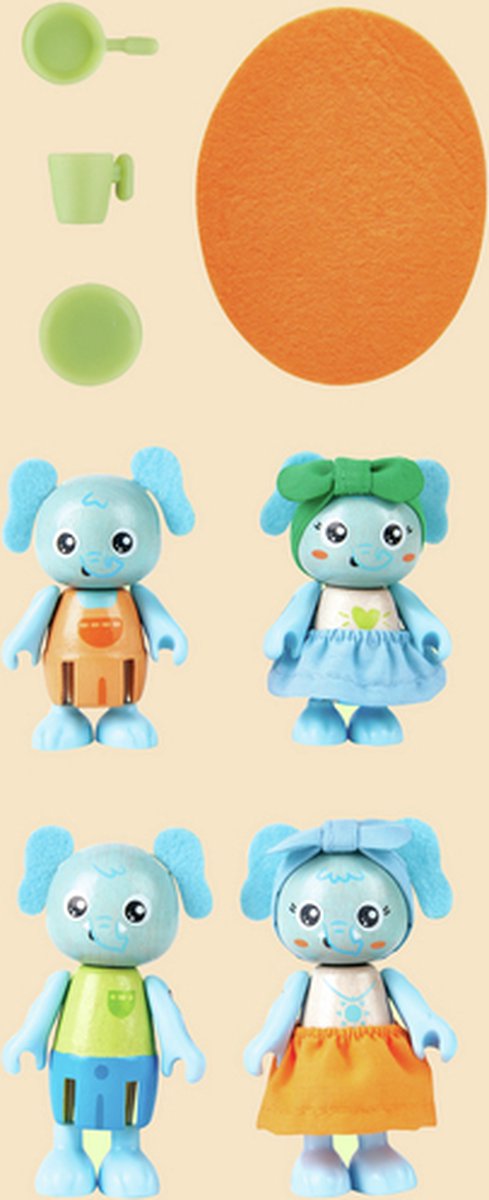 Hape familieelefant