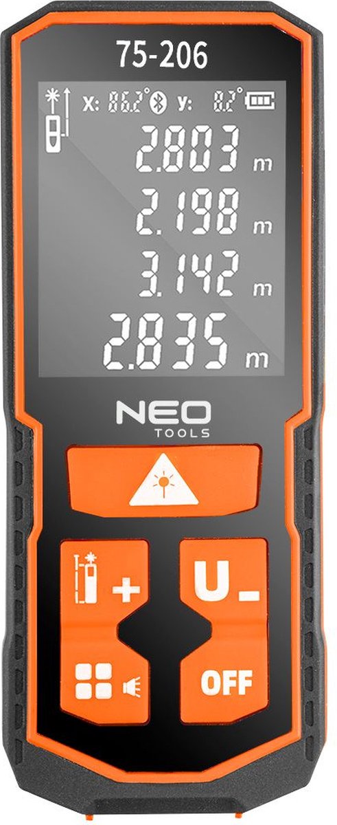 Neo laser afstandsmåler | 100m digital | ip54 - 6420455