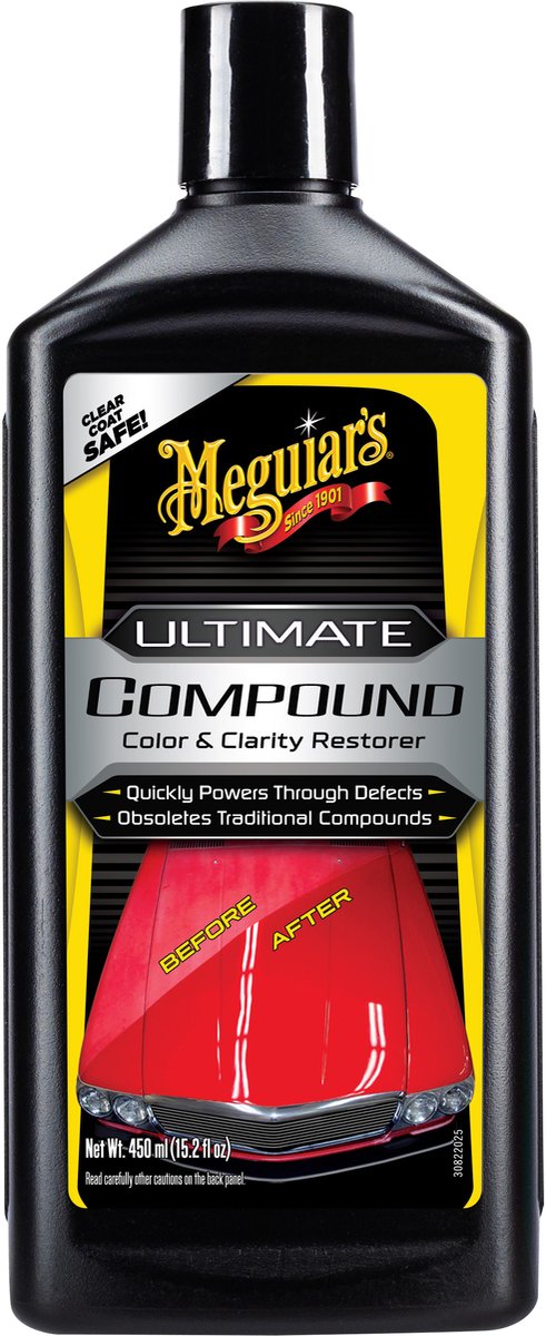 Meguiars ultimative sammensætning - fjern ridser bil - genskab billak - 450 ml