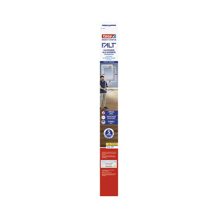 Tesa 1074278 - aluminiumsvindue hvid | 1 stk