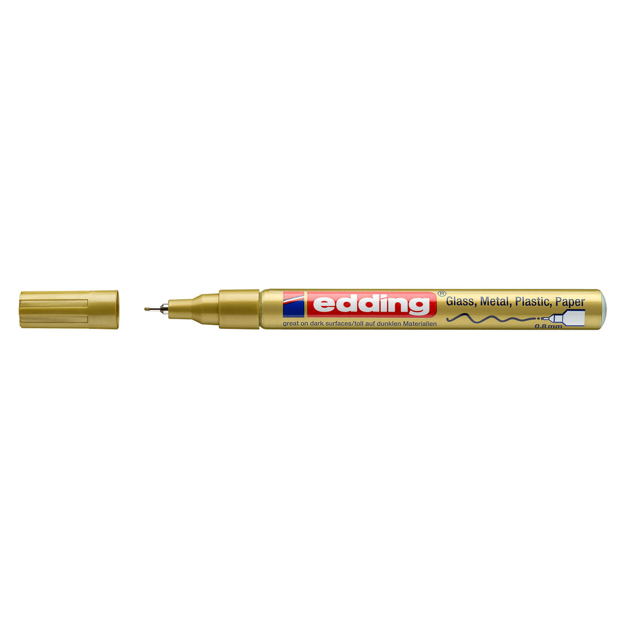Edding • 780 malertusch 0,8 mm rund guld