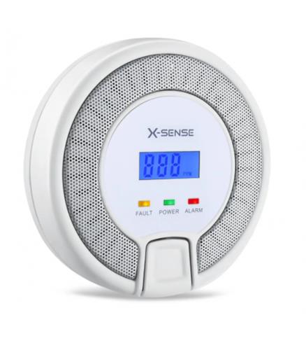X-sense co-detektor med display inklusive batterier