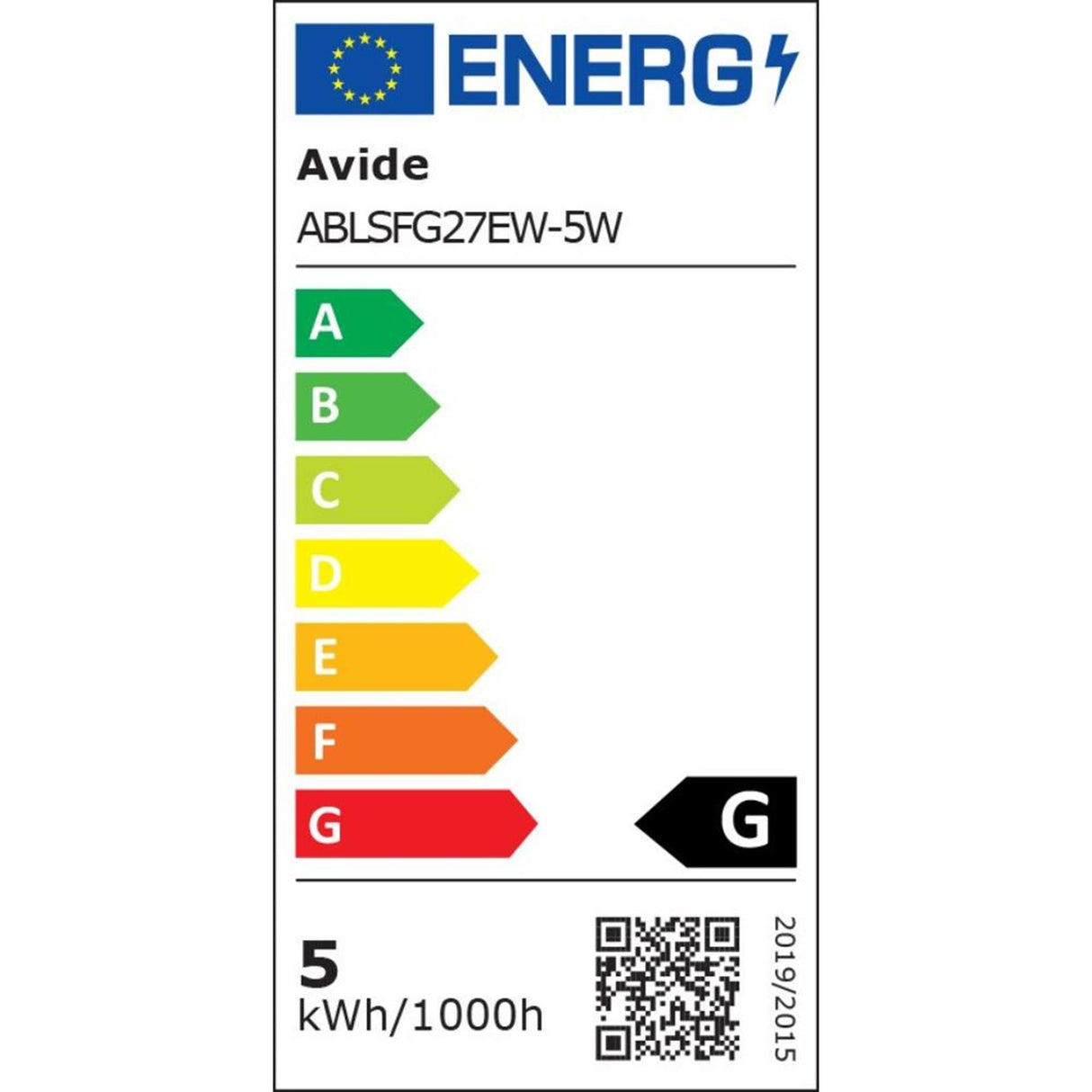Avide LED blød globe 4,5W E27