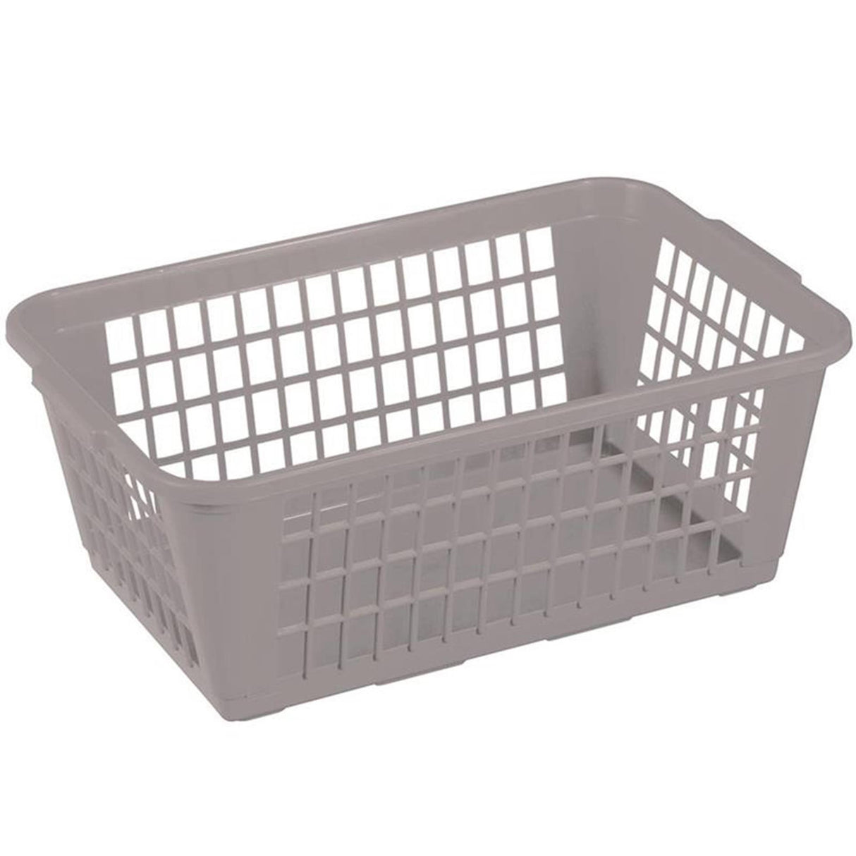 Soltøj grundlæggende opbevaringskurv 30x20x12cm grå 4 liter