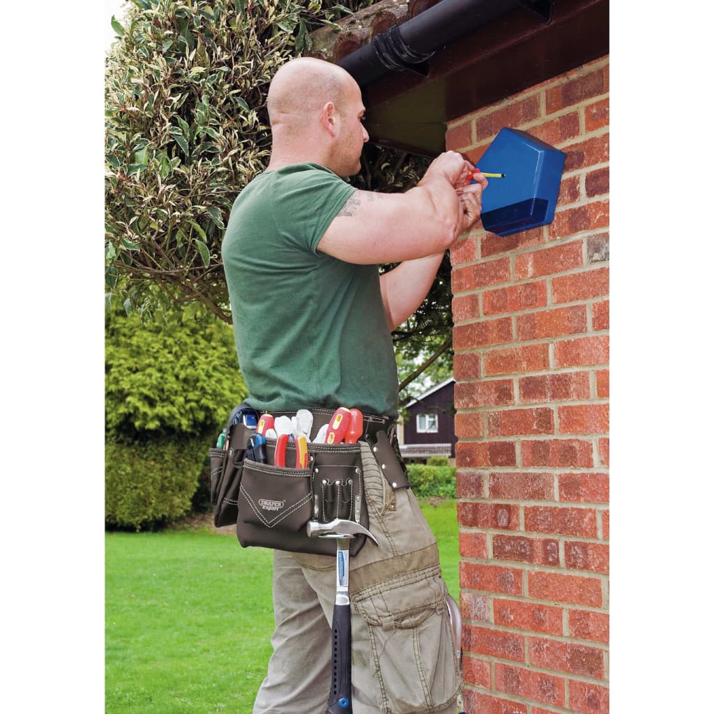 Draper Tools Draper Tools Tool Belt med pose 50 mm olie-rystet læder sort