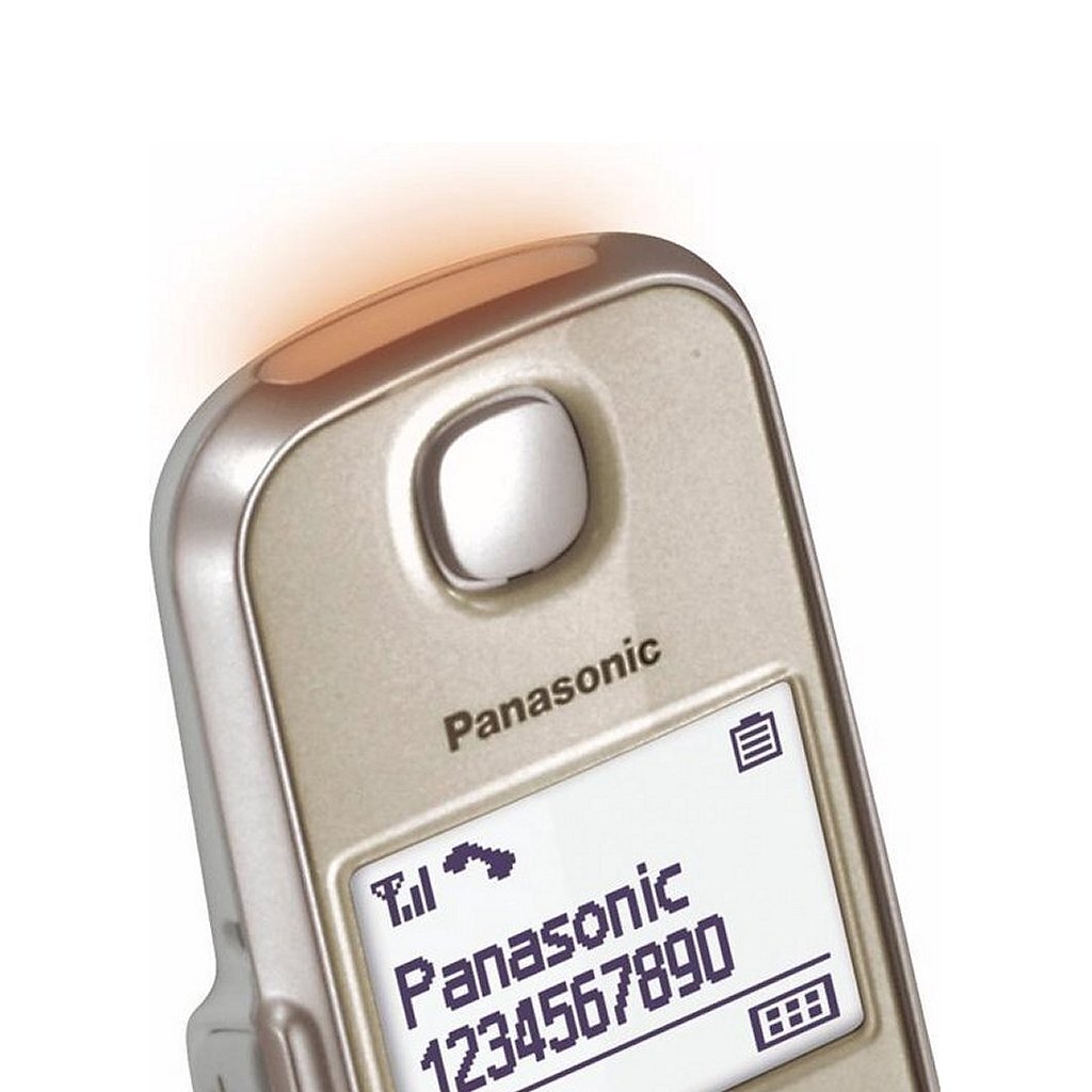 Panasonic kx-tge210nln dect telefon grå hvid