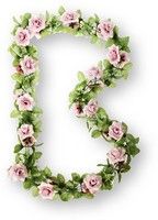 Basil Roses Garland Bloemstreng Pink