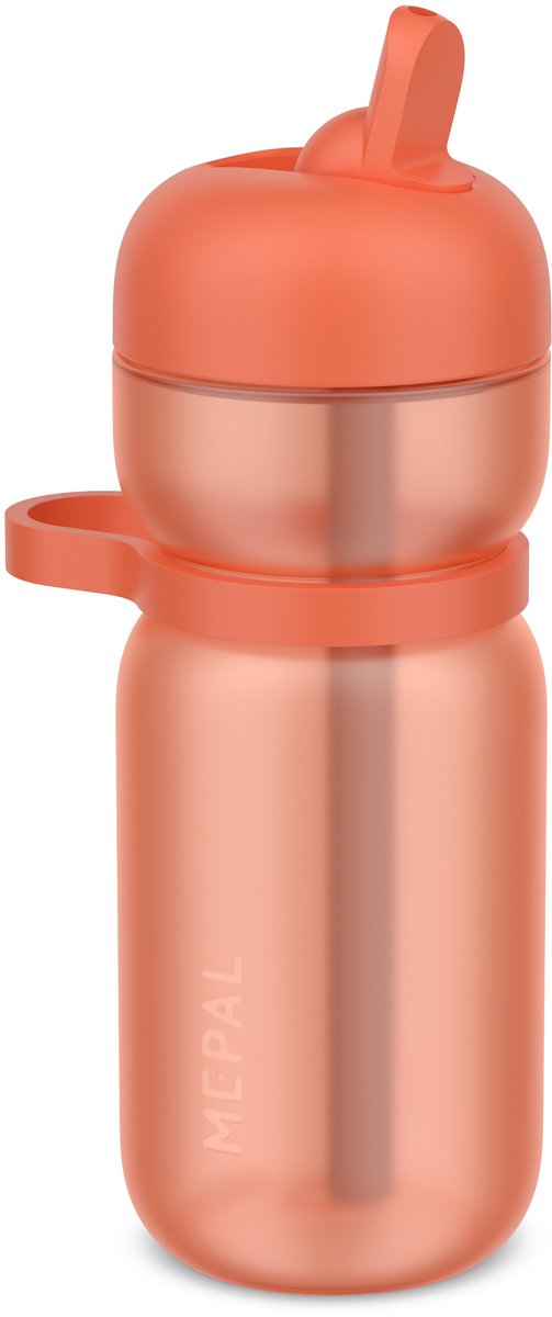 Mepal drikkeflaske flip sport 600ml - fersken orange