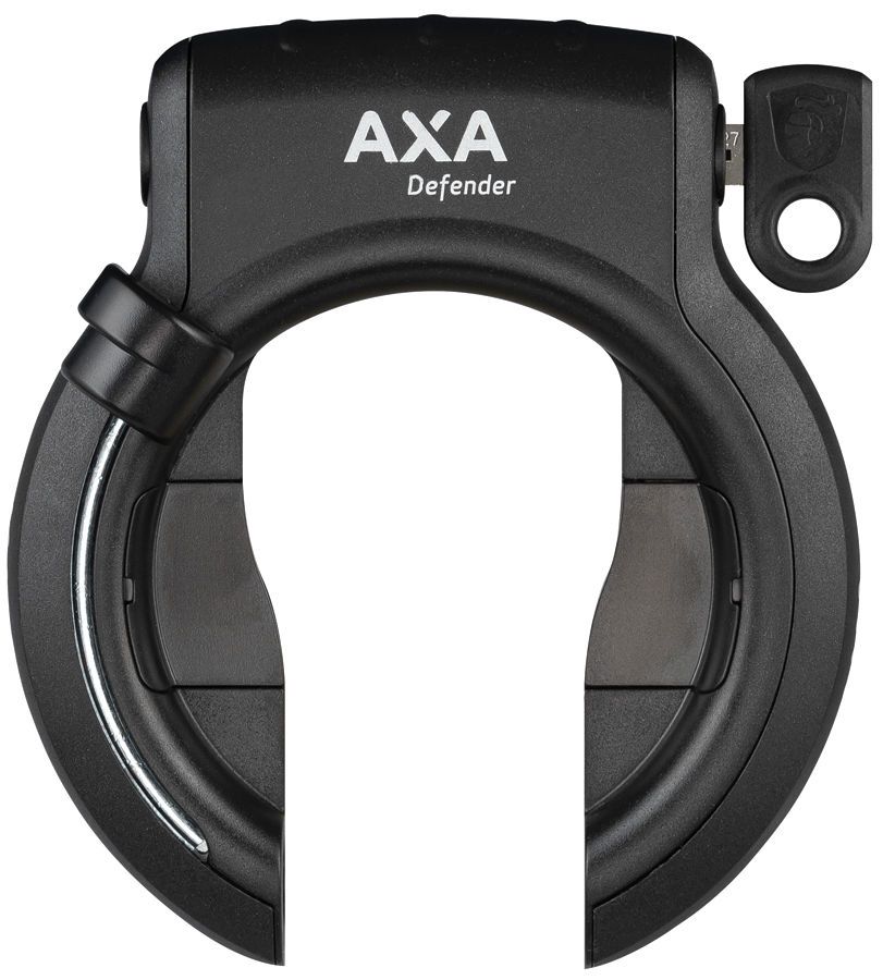 Axa Ringslot Defender med 2 rackcylinder og aftagelige taster Glossy Black (Workshop Packaging)