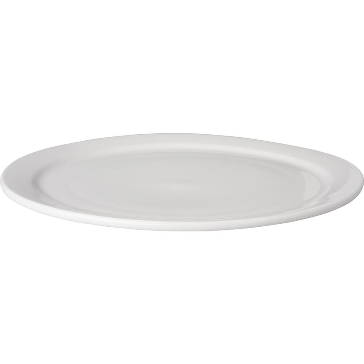 Mammoet tallerken smalkant bugetline porcelæn hvid 26 cm (sæt med 3)