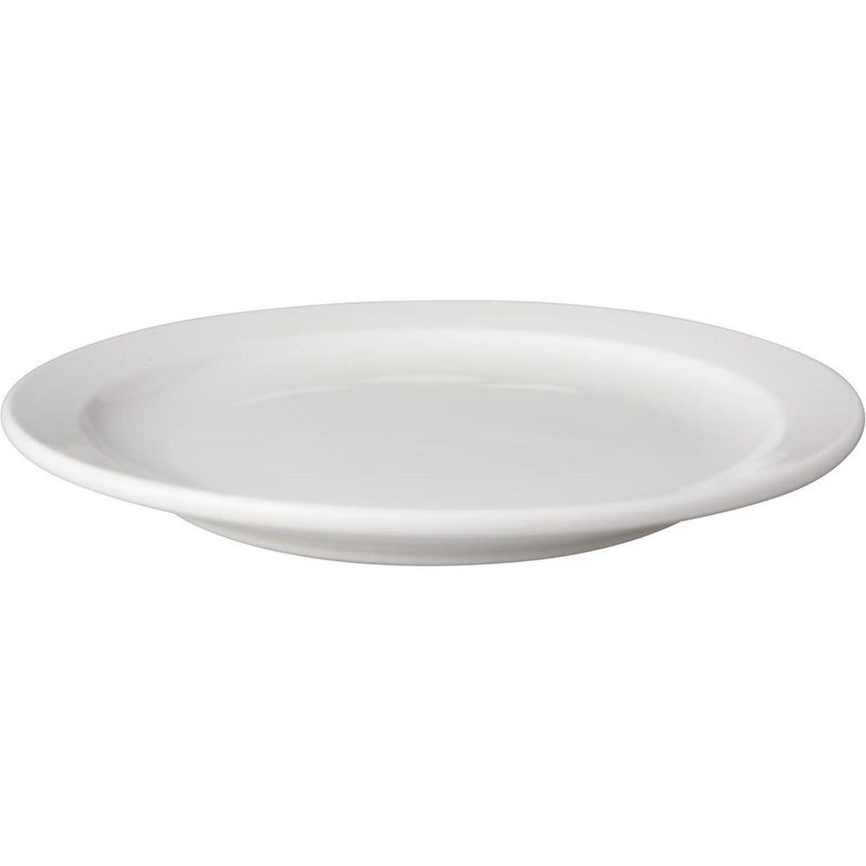Mammoth tallerken smalkant budgetline porcelæn hvid 21cm (sæt med 6)