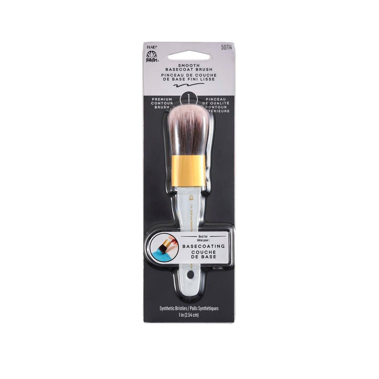 Folkart • glat basecoat børste 2,54cm