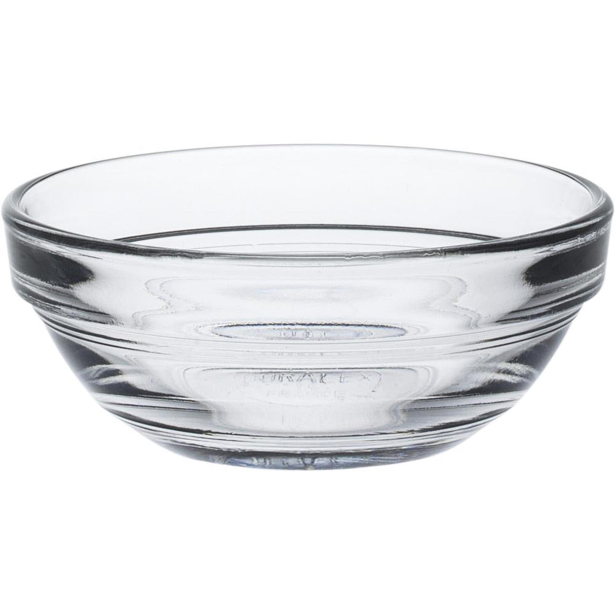 Duralex skål lys stabelbart rundt hårdt glas 70ml 7,5cm 4 stk