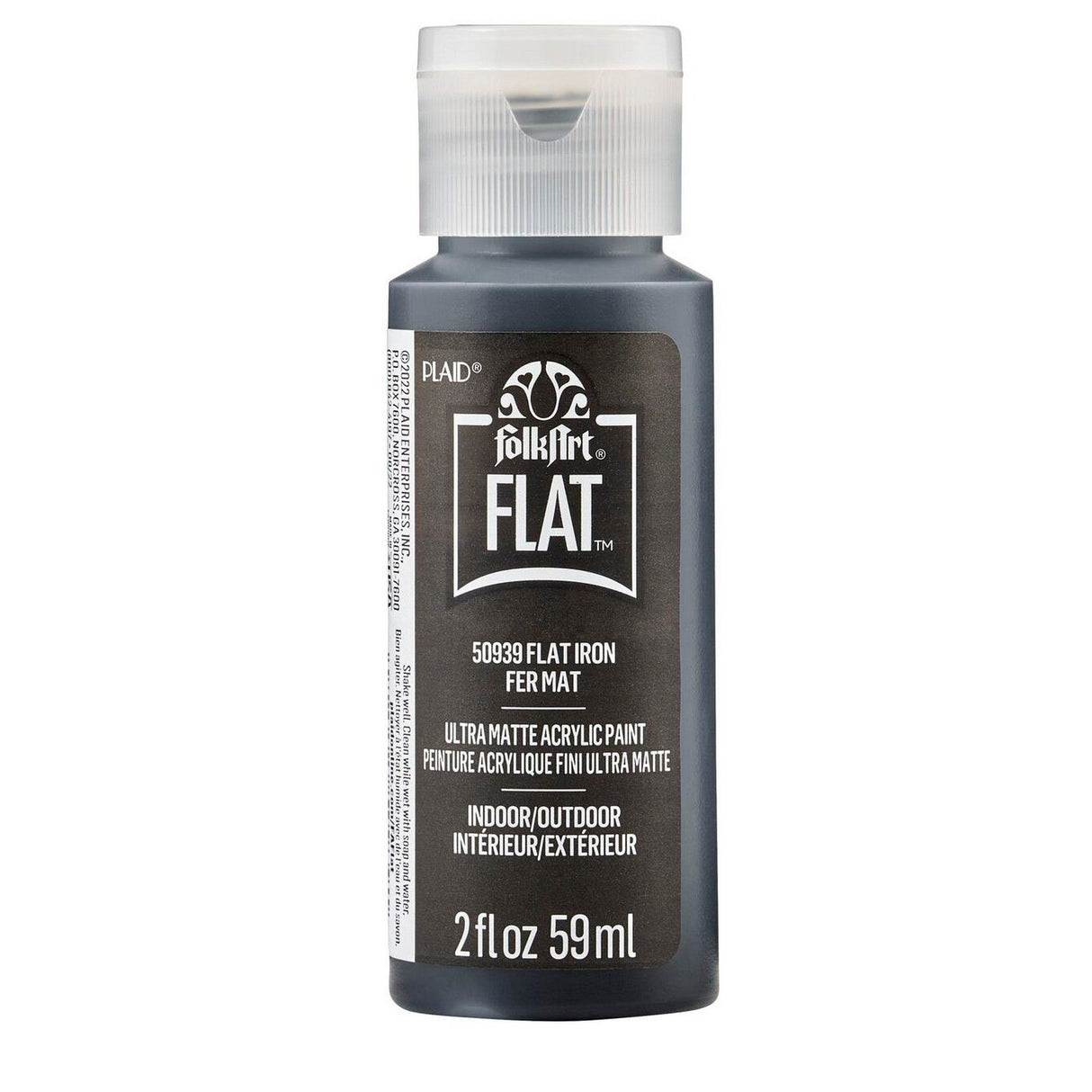 Folkart • flad ultra mat akrylmaling fladjern 59ml