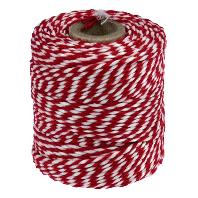 Quantore reb bomuld 45 meter 50gr rød hvid