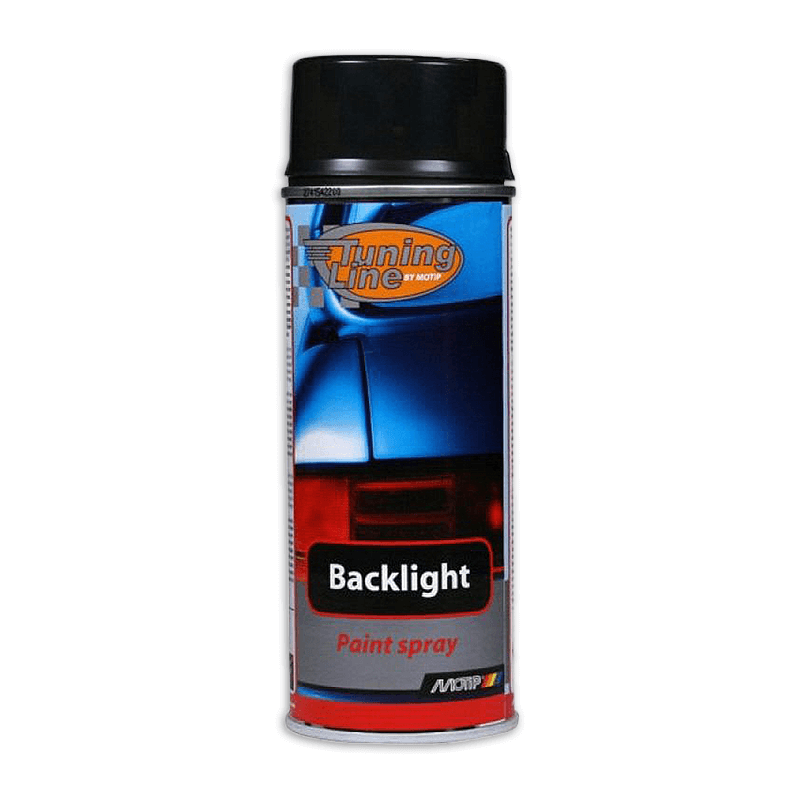 Motip tuning line transparent baglygte spray 400 ml sort