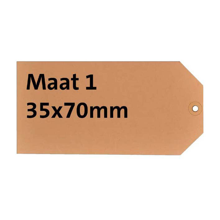 Quantore pap etiket, 1000 stk.