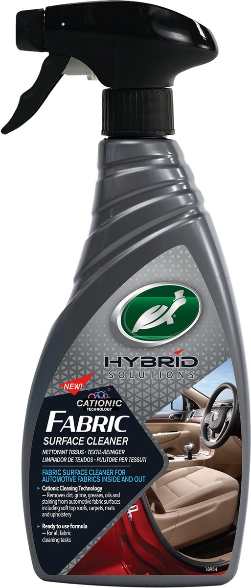 Turtle wax hs stofrens - rengøringsmiddel til tekstil-cabriolettage - fjerner nemt snavs, fedt, olie og pletter - mod alger, mos, skimmelsvamp og vejsnavs - på konvertible tage af mohair, kanvas og moderne stoffer - 500ml