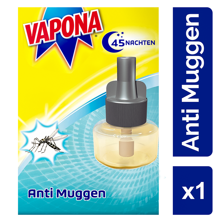Vapona anti myggeprop refill - insektbekæmpelse - 45 nætter