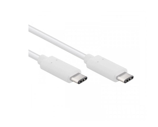 USB-C-kabel hvid 1,20 m