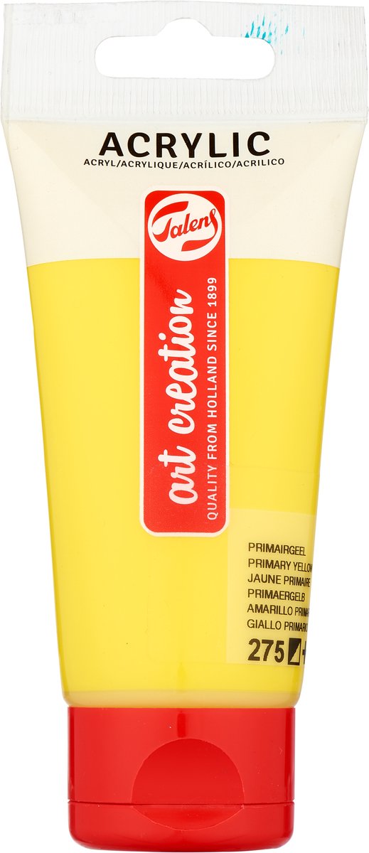 Talens art creation akrylmaling tube på 75 ml, primær gul 3 (275)