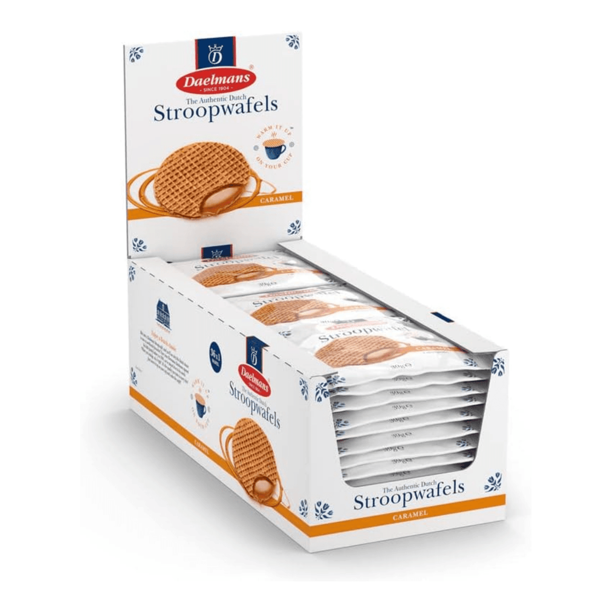 Pakke med 36 vaffel daelmans 70103858 flerfarvet karamel