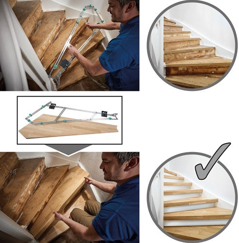 Wolfcraft - trappe edderkop - renovere trapper - trappetrin - trappe edderkop - 5210000