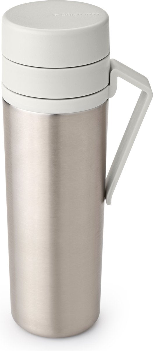 Brabantia make take termokandeflaske - kaffekop to go - 500 ml - lysegrå