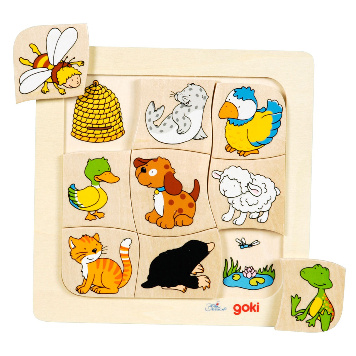Goki Wooden Jigsaw? Hvem lever sandt?