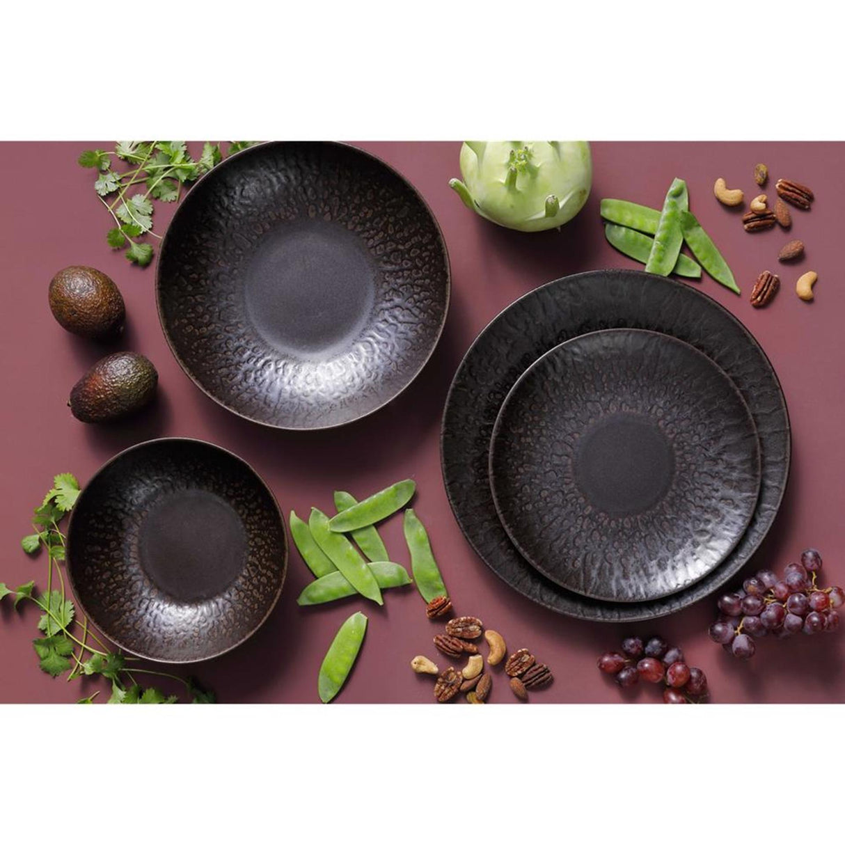 Palmer skål ruston 17cm coupe brun 6 stk