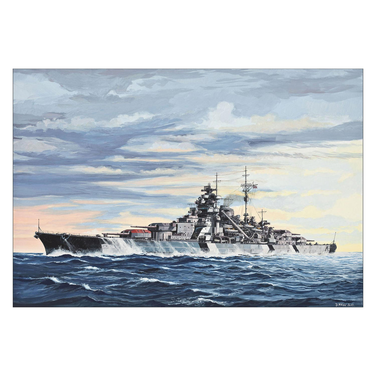 Revell slagskib bismarck - 1:700