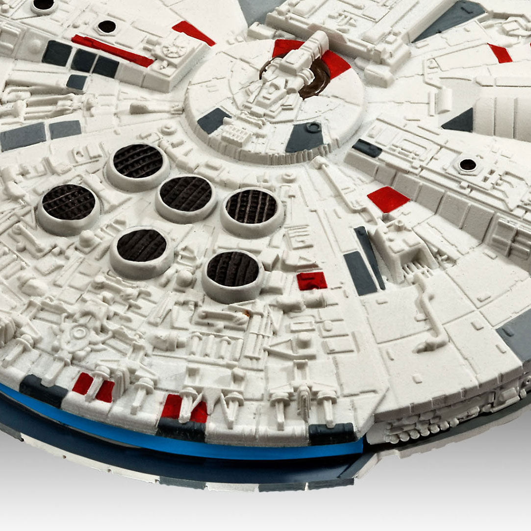 Revell modelbyggesæt rumrejser - 03600 star wars millennium falcon plastic - 1:241 - modelfremstilling