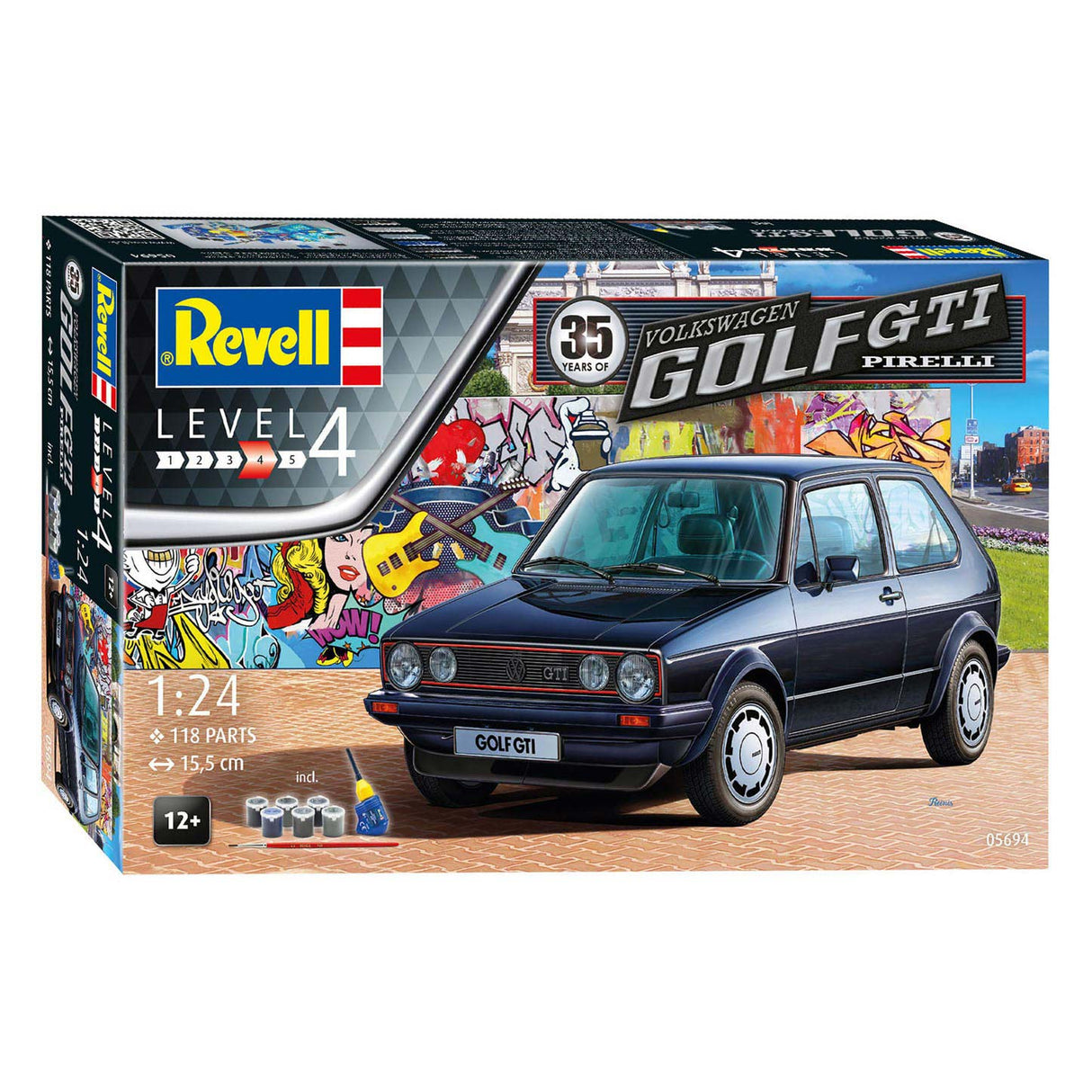 Revell Gift Set Volkswagen Golf GTI Pirelli Model Construction